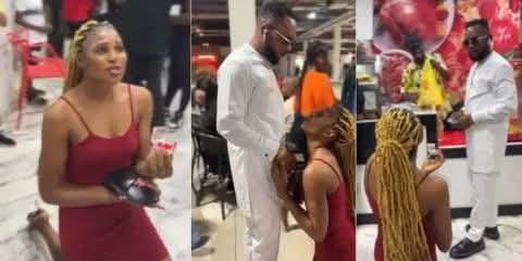 Drama as Man rejects the girlfriend proposal 