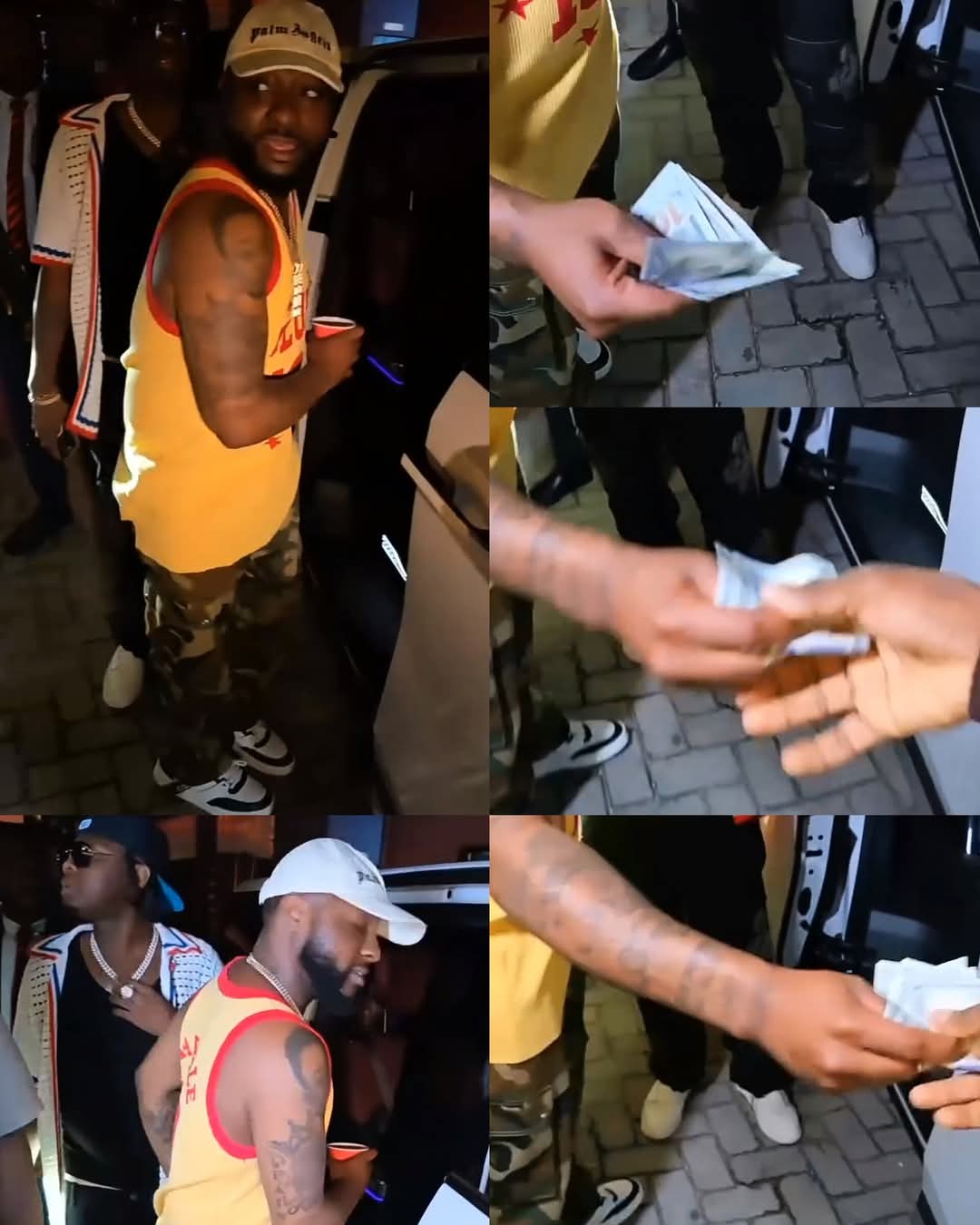 See what Singer Davido did to one of his Fans. 