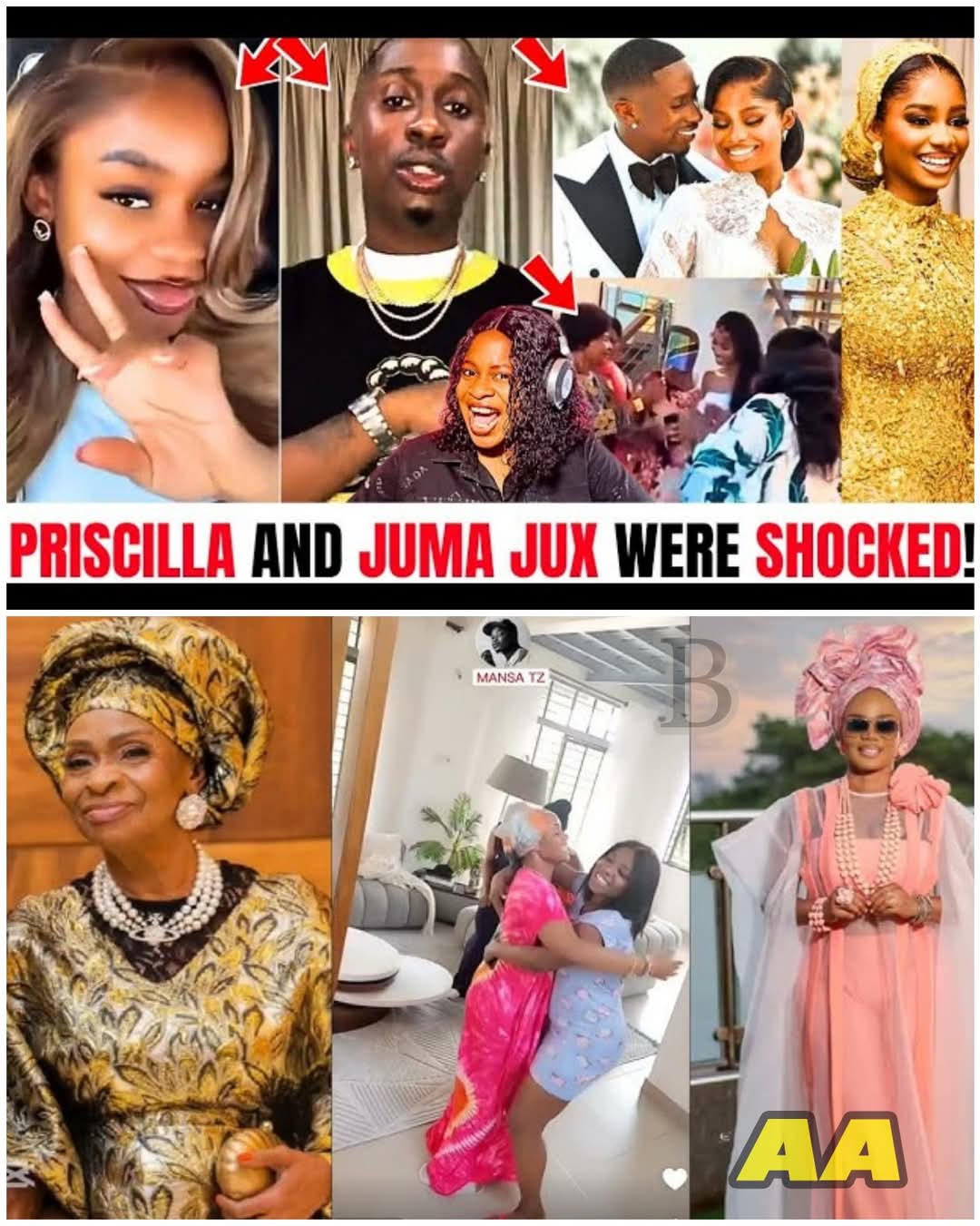 JP wedding: Jux’s family performs Intense 