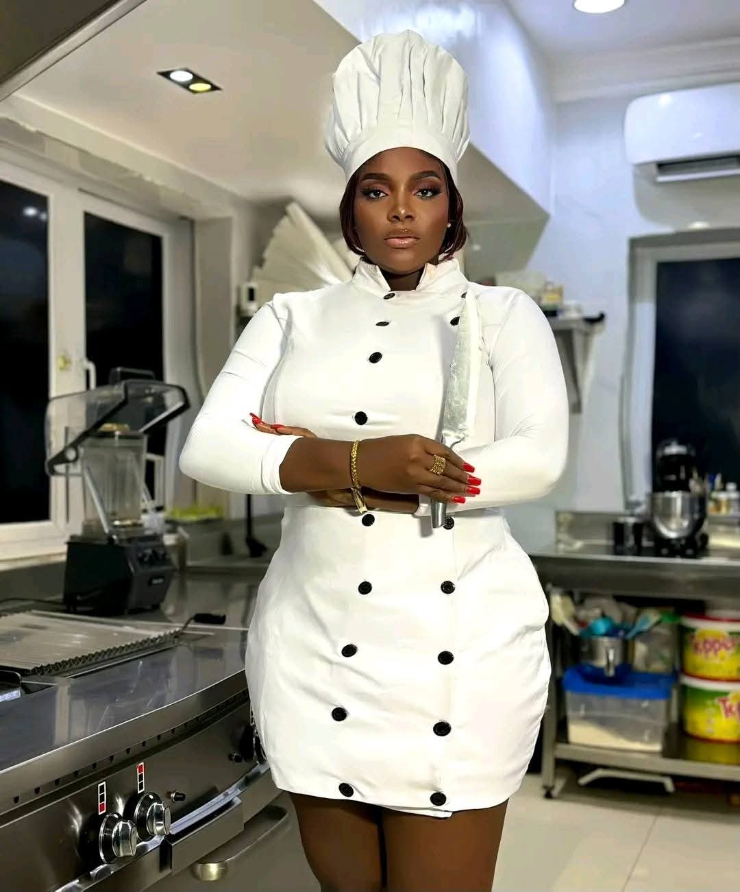 Nigerian  Chef celebrates her Birthday. 
