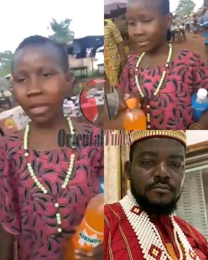 Photo of Enugu Millionaire and the little girl he kidnapped. 