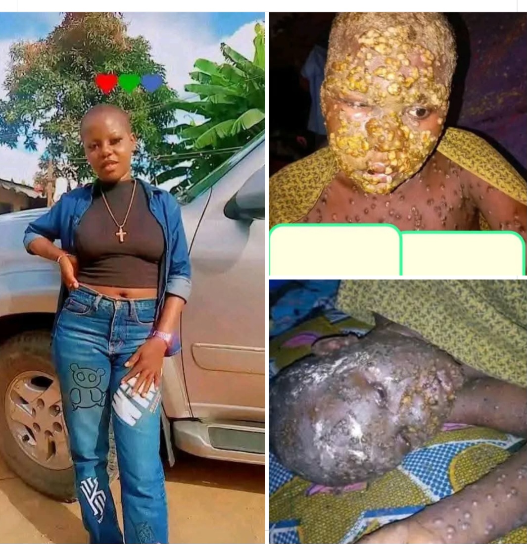 Girl change after collecting money from a Man.