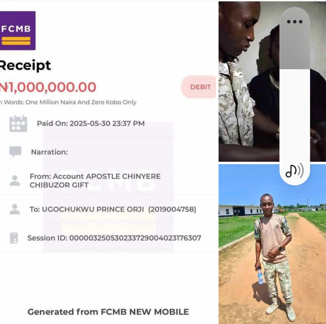 Enugu State Ritual Saga: Immigration officer receives 1million naira gift.