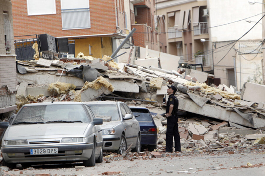 Earthquake hits Spain.