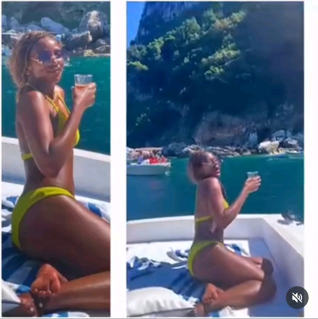 Drama as Actress Genevieve Nnaji shares yacht trip Photos. 