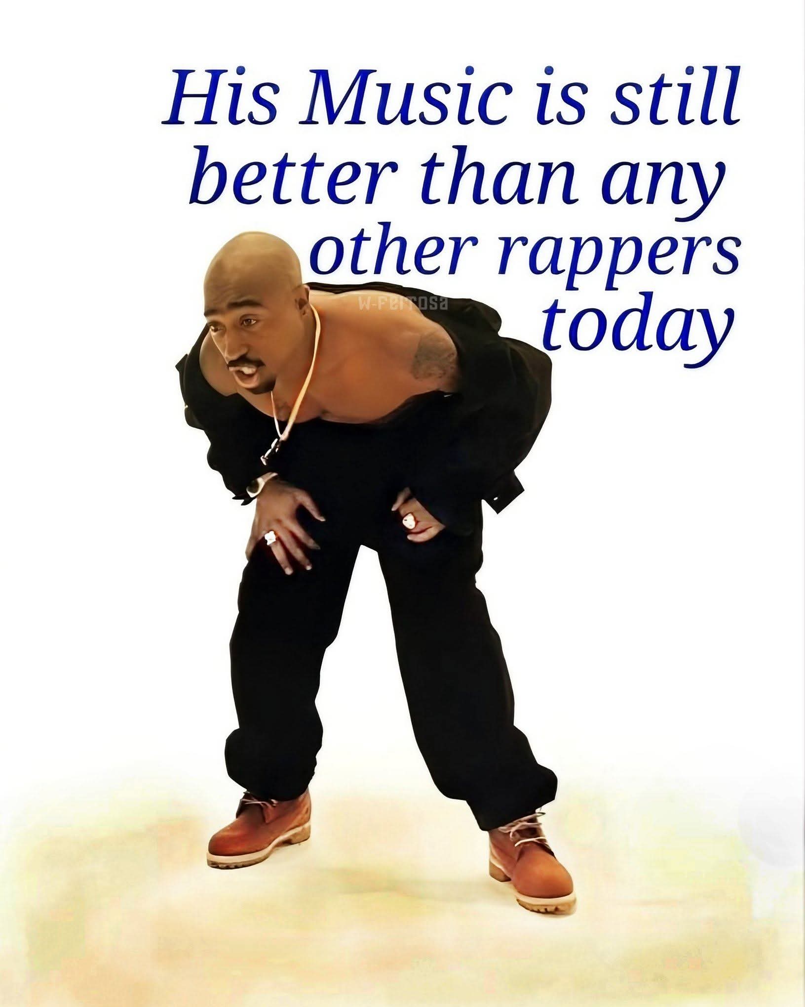 Late 2pac remains the most influential rapper of all time.  