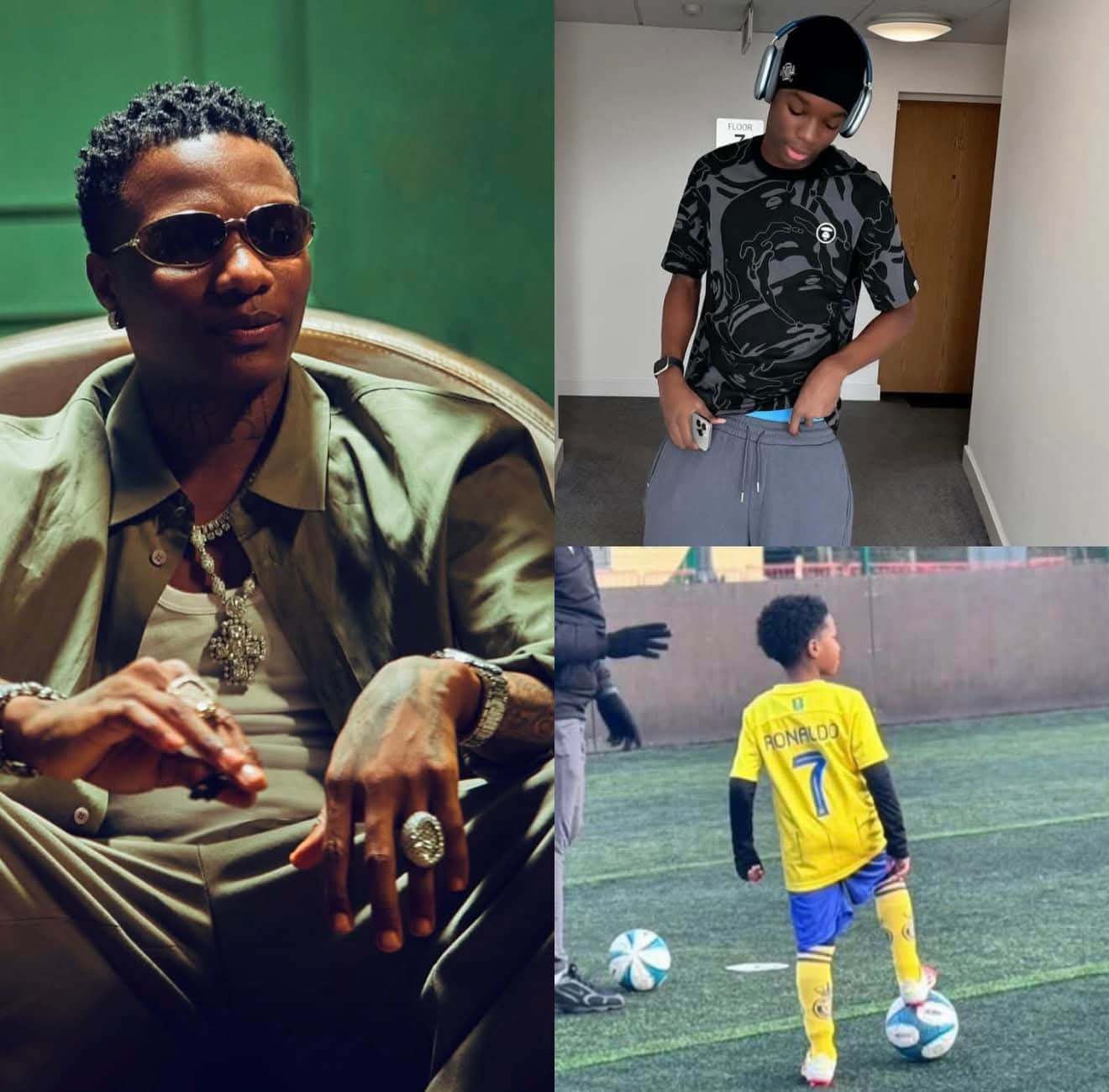 Congratulations to Singer Wizkid and his Family. 