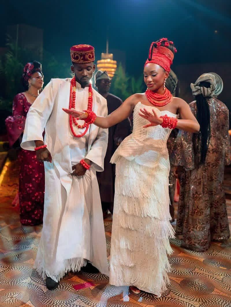 Nigerian Singer, Mr Eazi and daughter of Billionaire Tie the knot.