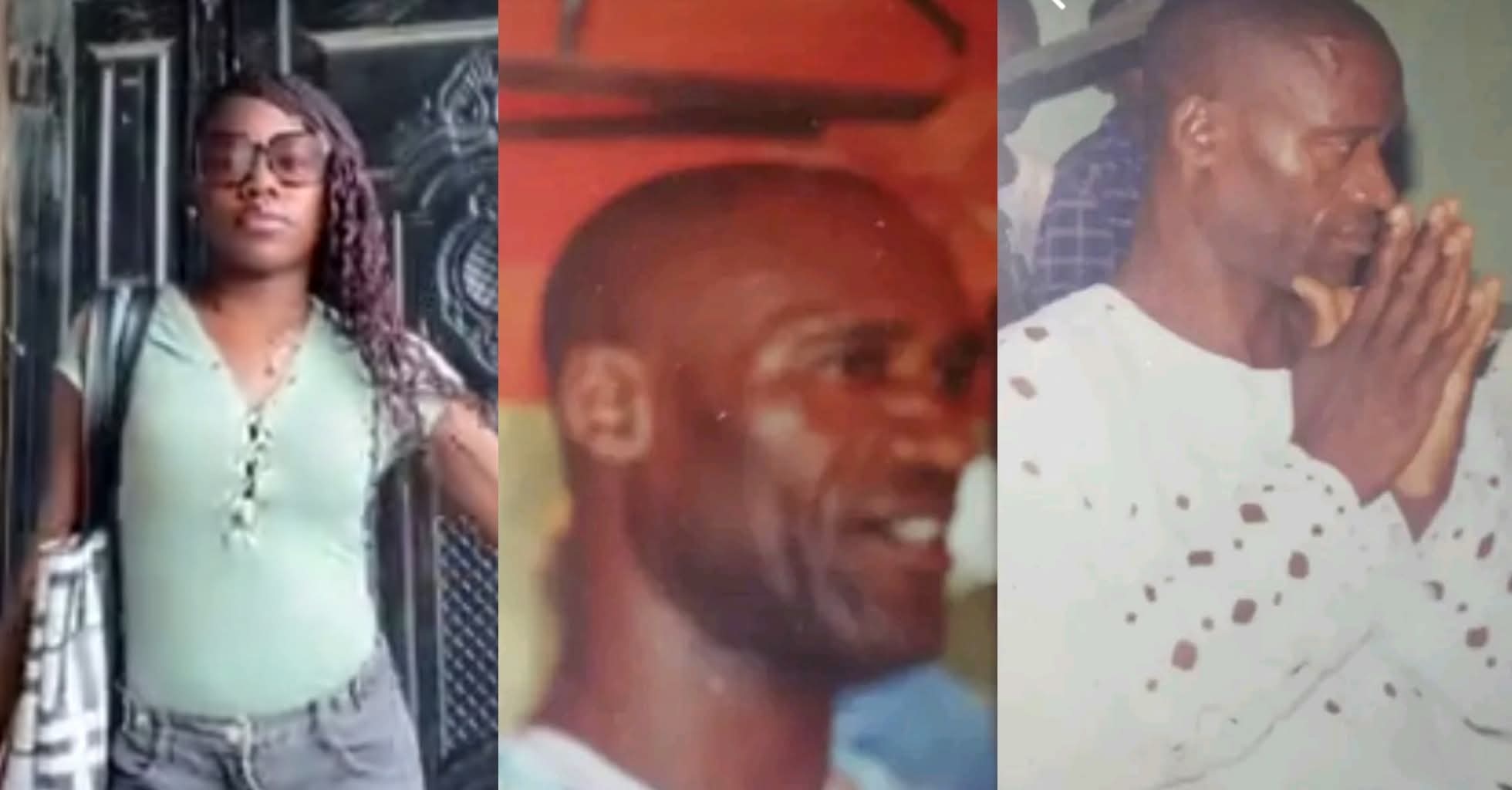 Sad: Lady  in search of her father who travelled abroad. 