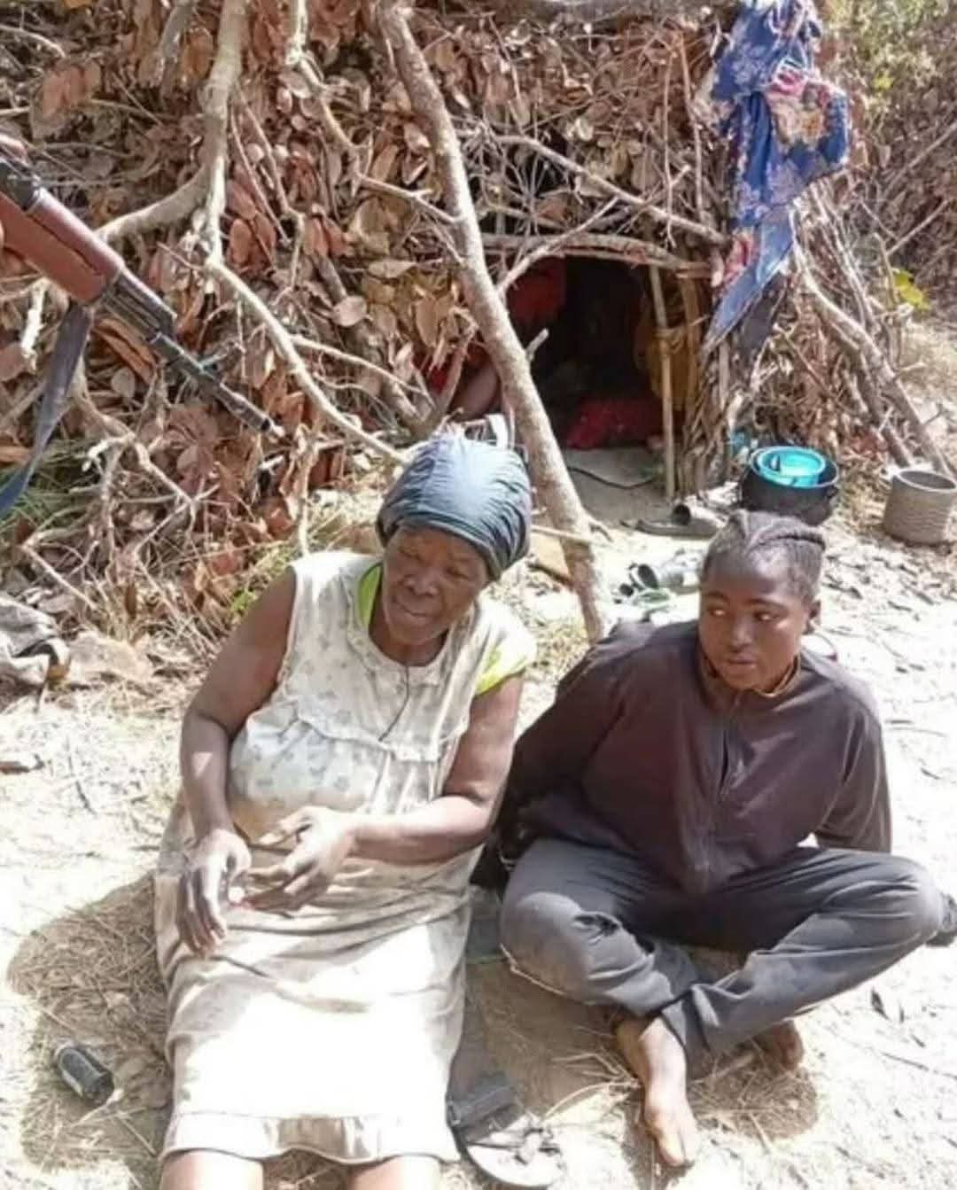 Which way Nigeria? Bandit shares photo of late Venerable Edwin$$@*!$$s wife and daughter. 