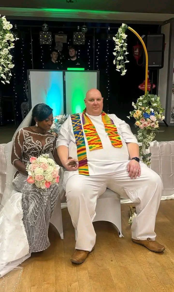 Is this love or fake: Ghana woman  marries Man from England. 