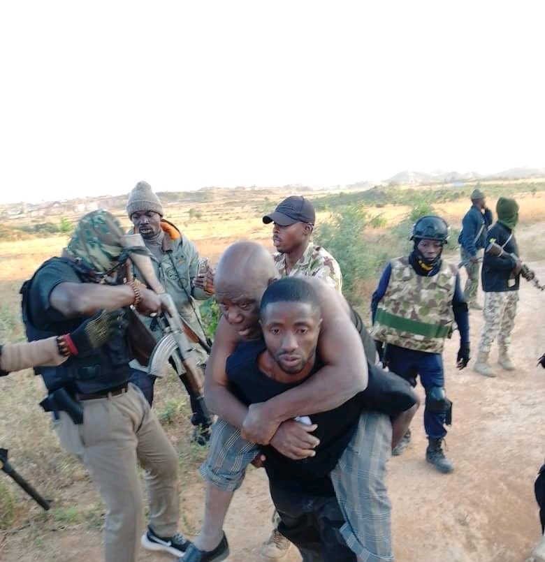 How a retired senior military officer was rescue. 