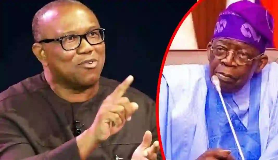 Drama as Peter Obi blasts Tinubu. 