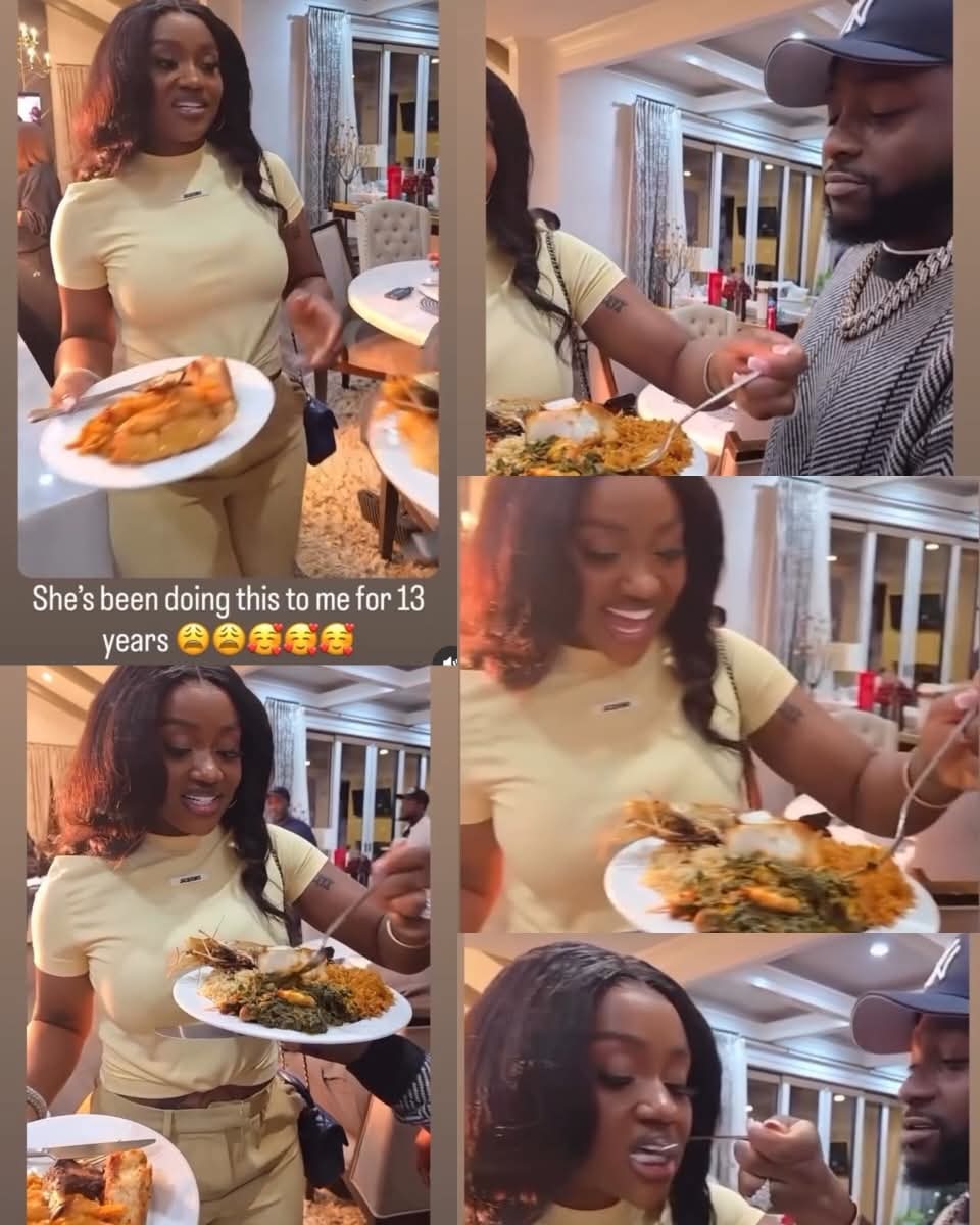 Why  Chioma ate Davido’s food.