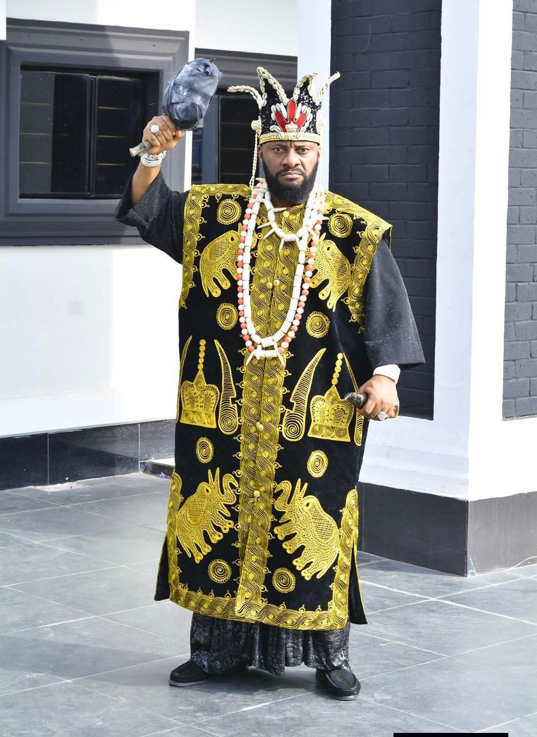 Actress Judy Austin celebrates her husband,  Yul Edochie 