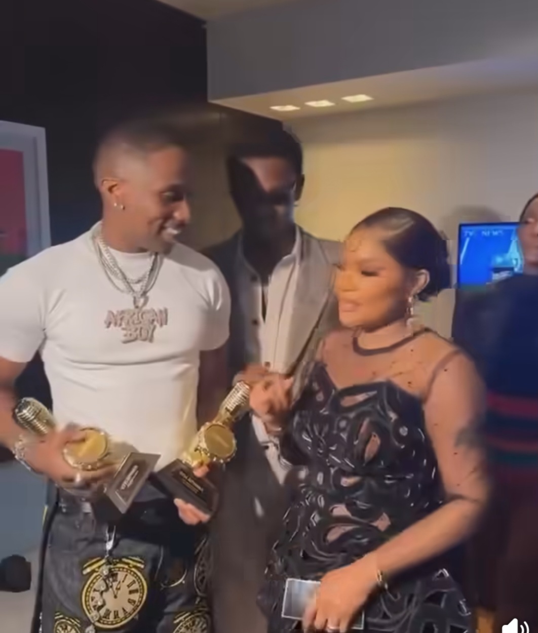 Actress Iyabo Ojo congrats her son-in-law.