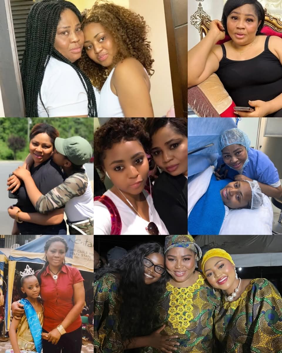 Actress Regina Daniels celebrates her mother. 