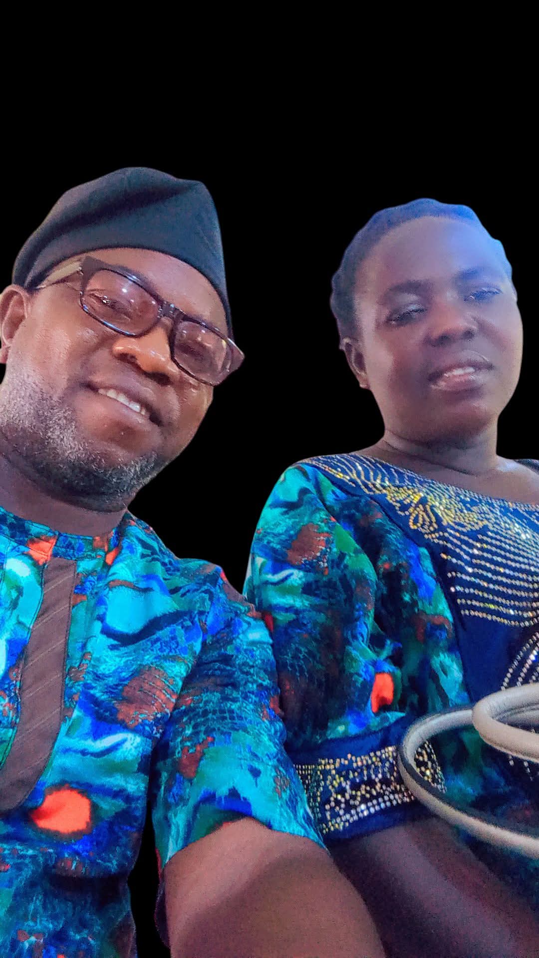 Sad: Nigerian Man Mourns his late wife.