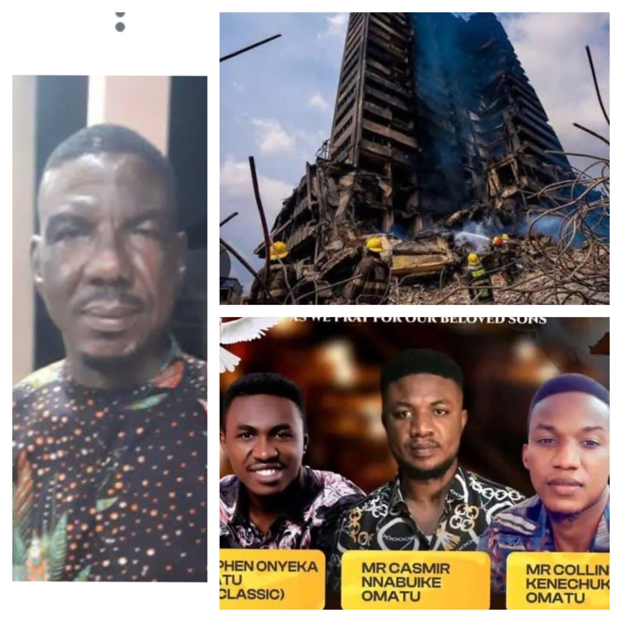 Update: Lagos fire disaster---Three brothers laid to rest.