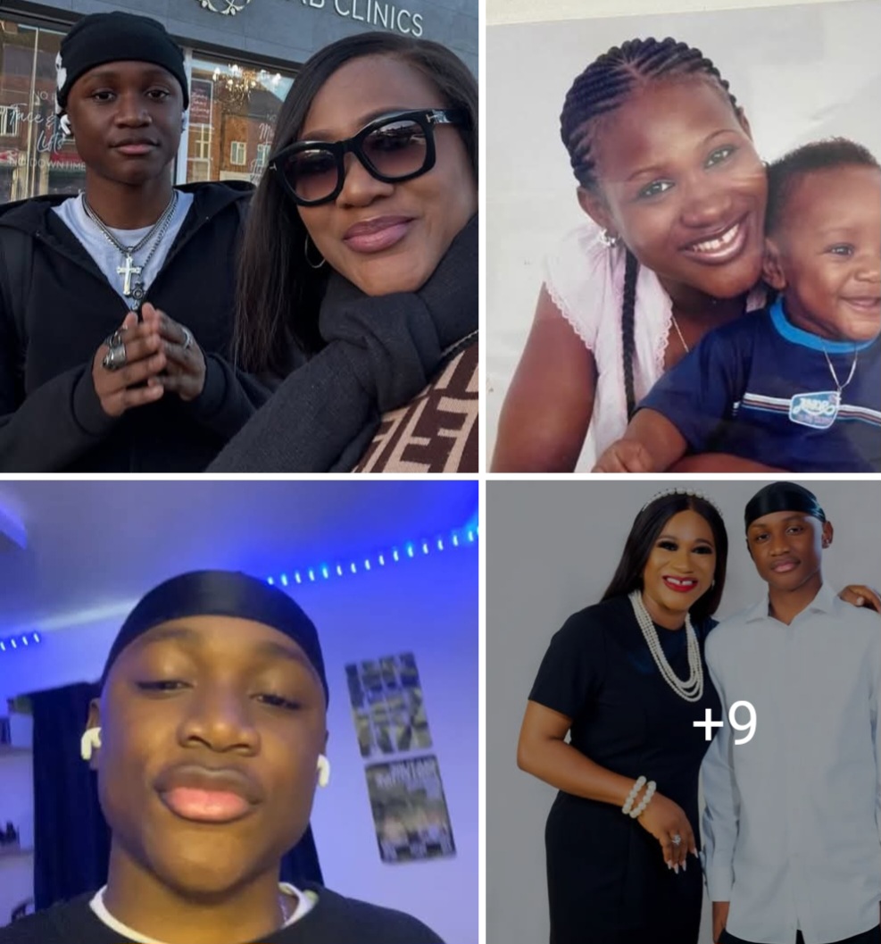 Nigerian Singer, Tuface Idibia celebrates his first Son with one of his baby mamas. 
