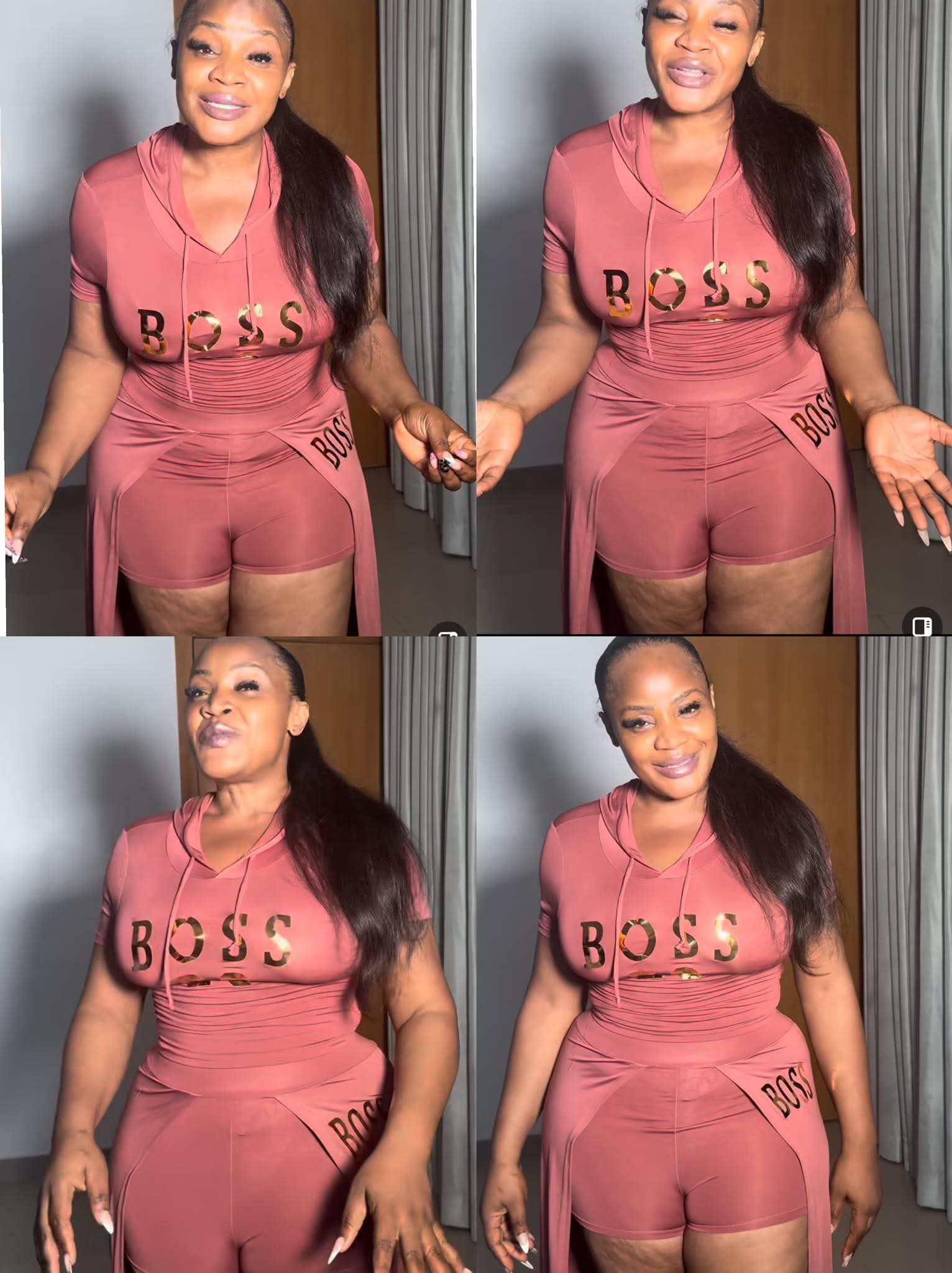 Caption this photo of Actress Uche Ogbodo. 