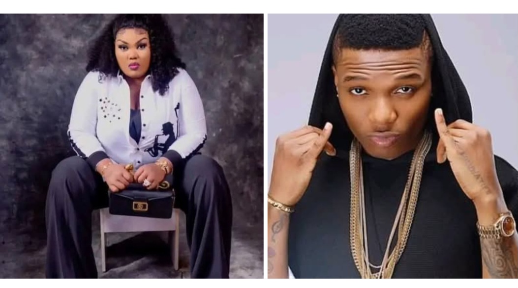 Drama as the late Fela's husband fight Singer Wizkid. 