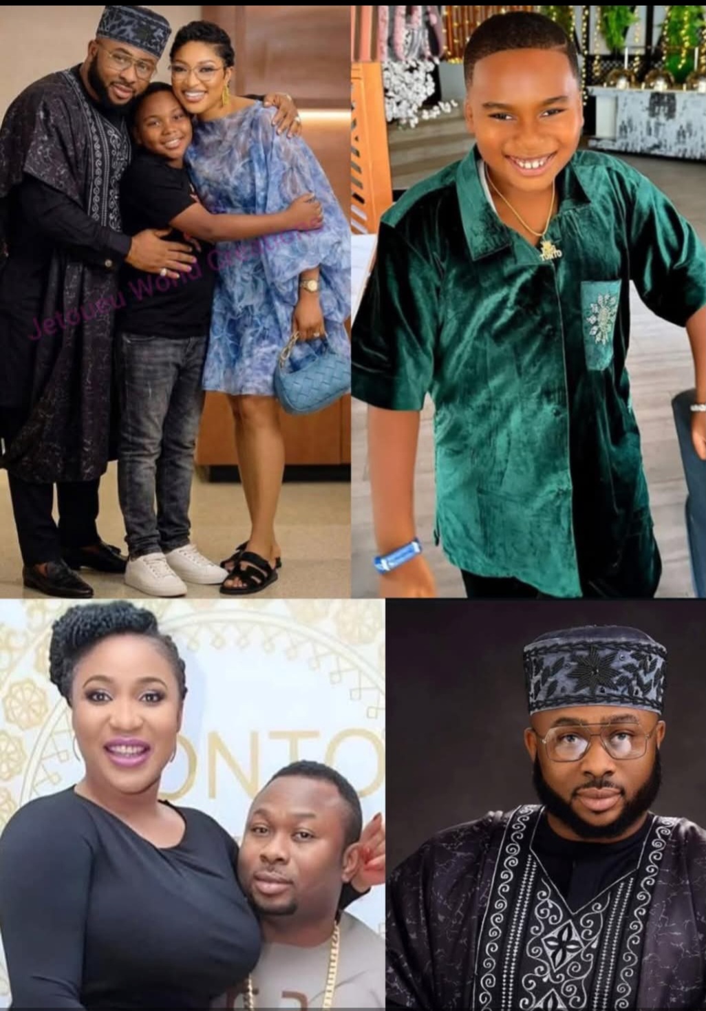 My Son call me Daddy for the First time, says Tonto Dikeh’s ex-husband. 