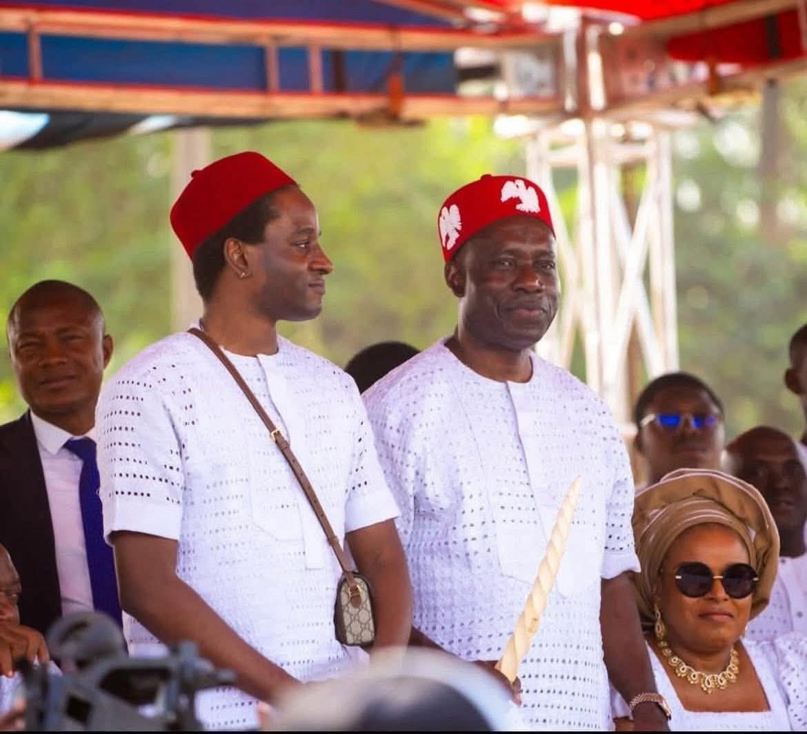 Drama as Anambra first Son drag his father  Soludo. 