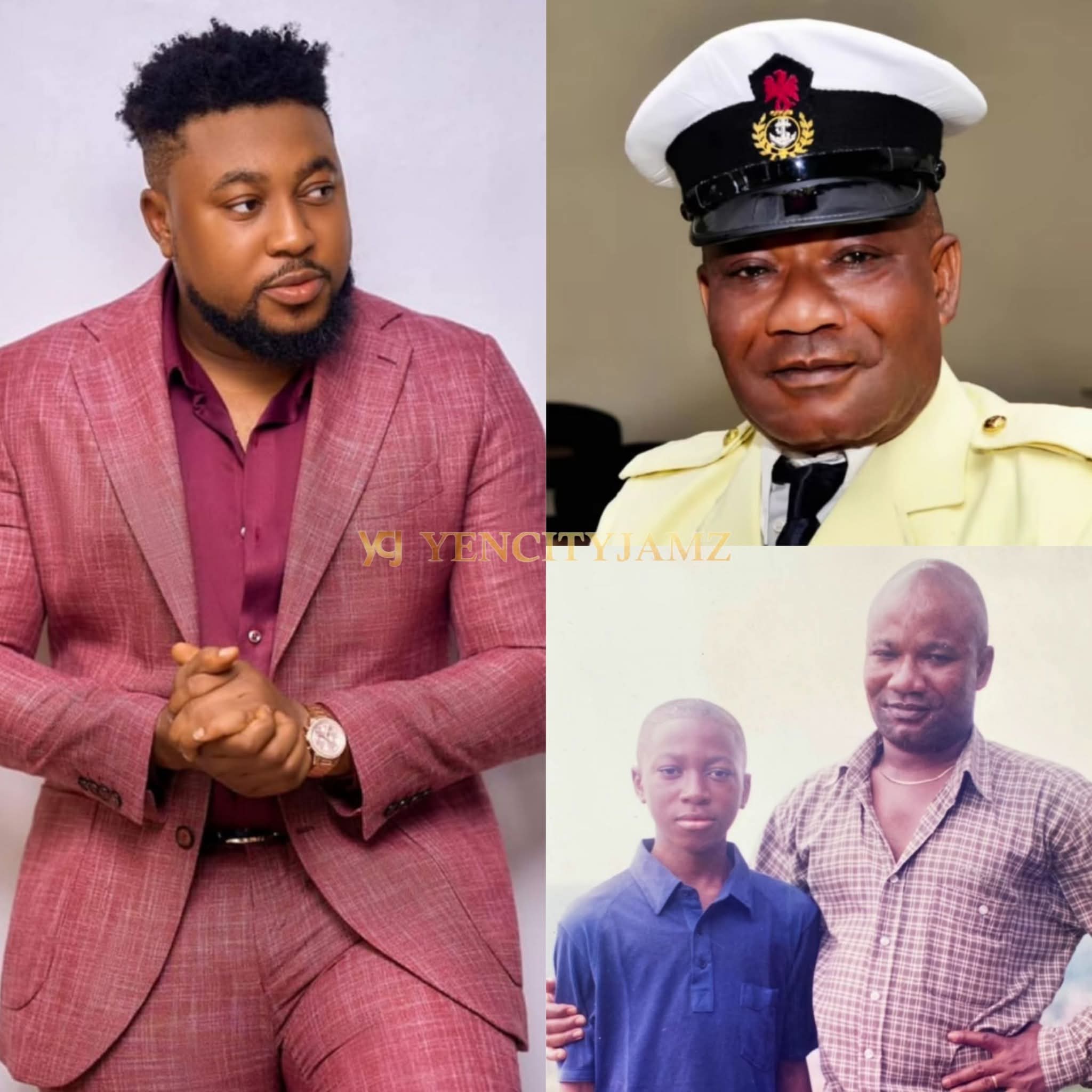 Nigerian Actor, Nosa Rex remembers his late father. 