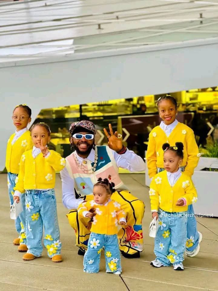 Father of Five girls celebrate his girls. 