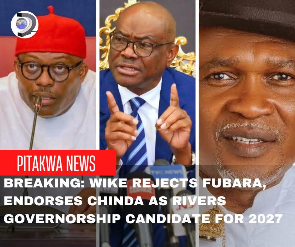 Panic as Wike rejects Fubara, endorses Chinda.