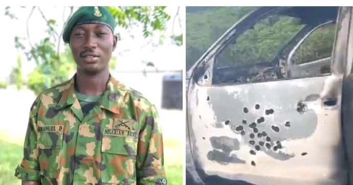 panic as Gunmen ambushed Nigerian Military. 