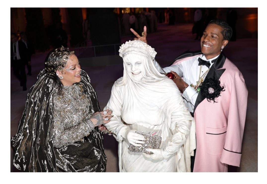 Caption this photo of Rihanna and her partner Rocky. 