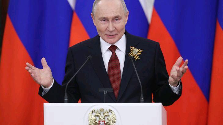 The war between Russia and Ukraine is heading to an end---Putin.