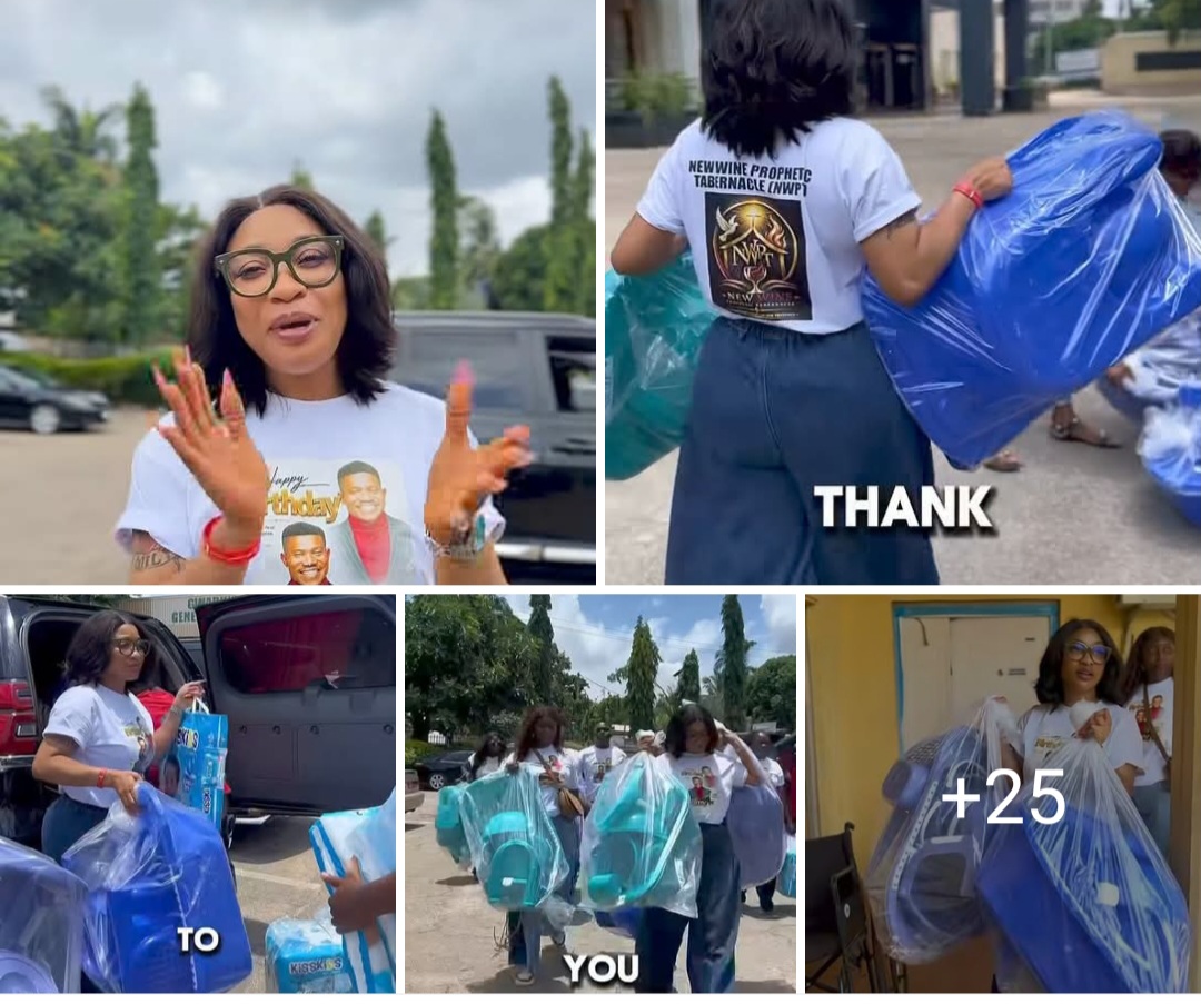 Actress Tonto Dike celebrates Pastor Jerry Eze on his Birthday 